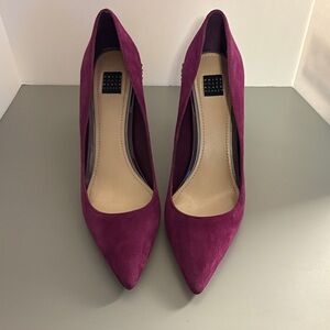 White House Black Market Elegant Purple Women's Heels NEW